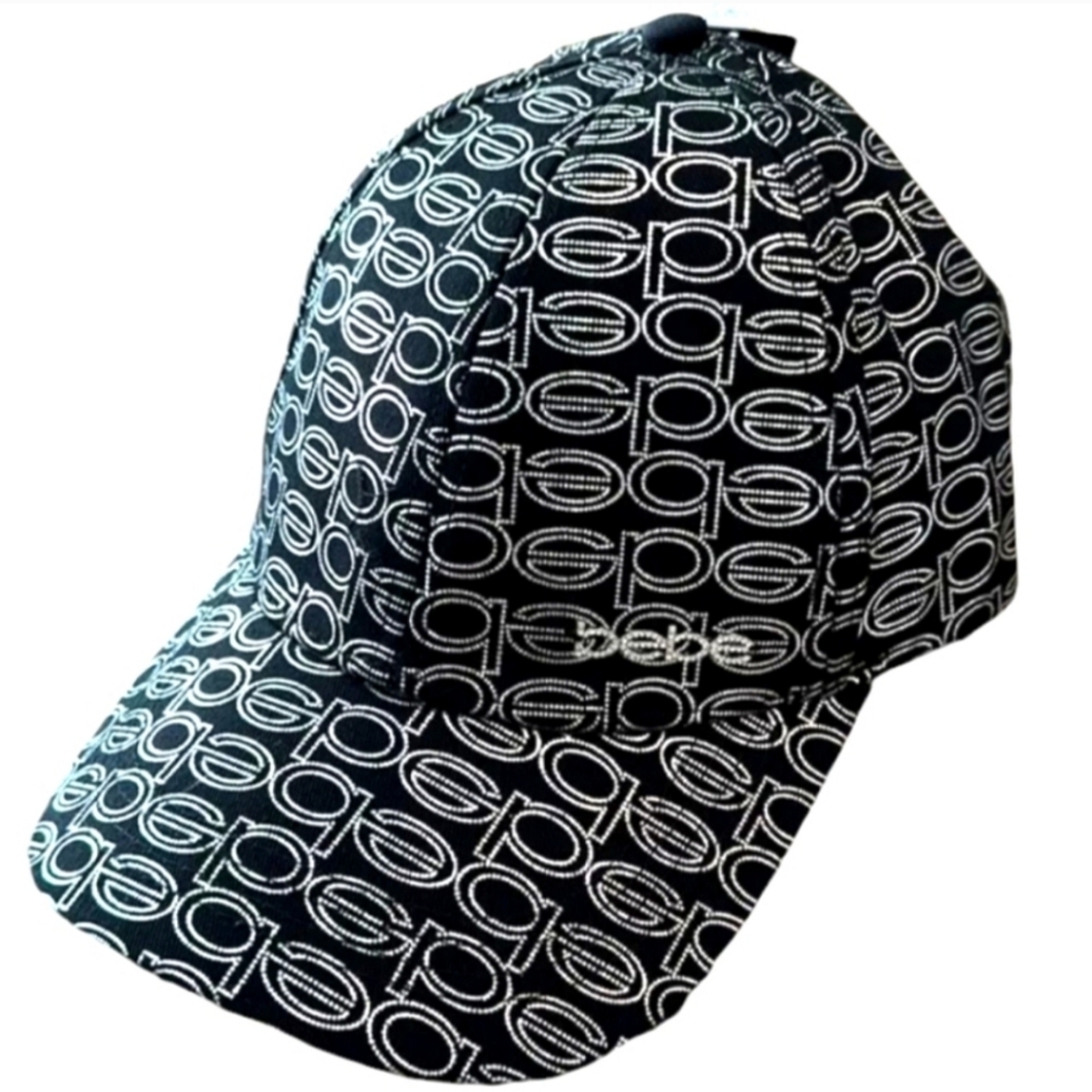 NWT Black BeBe Logo Cap - OSFM